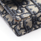 Dior Waist Bag Oak Navy Canvas — view 7