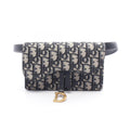 Dior Waist Bag Oak Navy Canvas