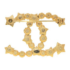 Chanel Brooch Rhinestone and Costume Pearl White — view 3