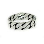 Gucci Silver Interlocking G Chain Ring 5.1 925 Engraved — view 4