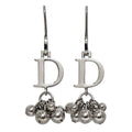 Dior Single Earring Metal Silver Logo