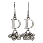 Dior Single Earring Metal Silver Logo