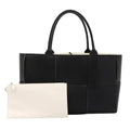 Bottega Veneta Intrecciato Arco Tote Leather Black