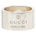 Gucci Logo Ring Silver