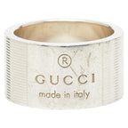 Gucci Logo Ring Silver