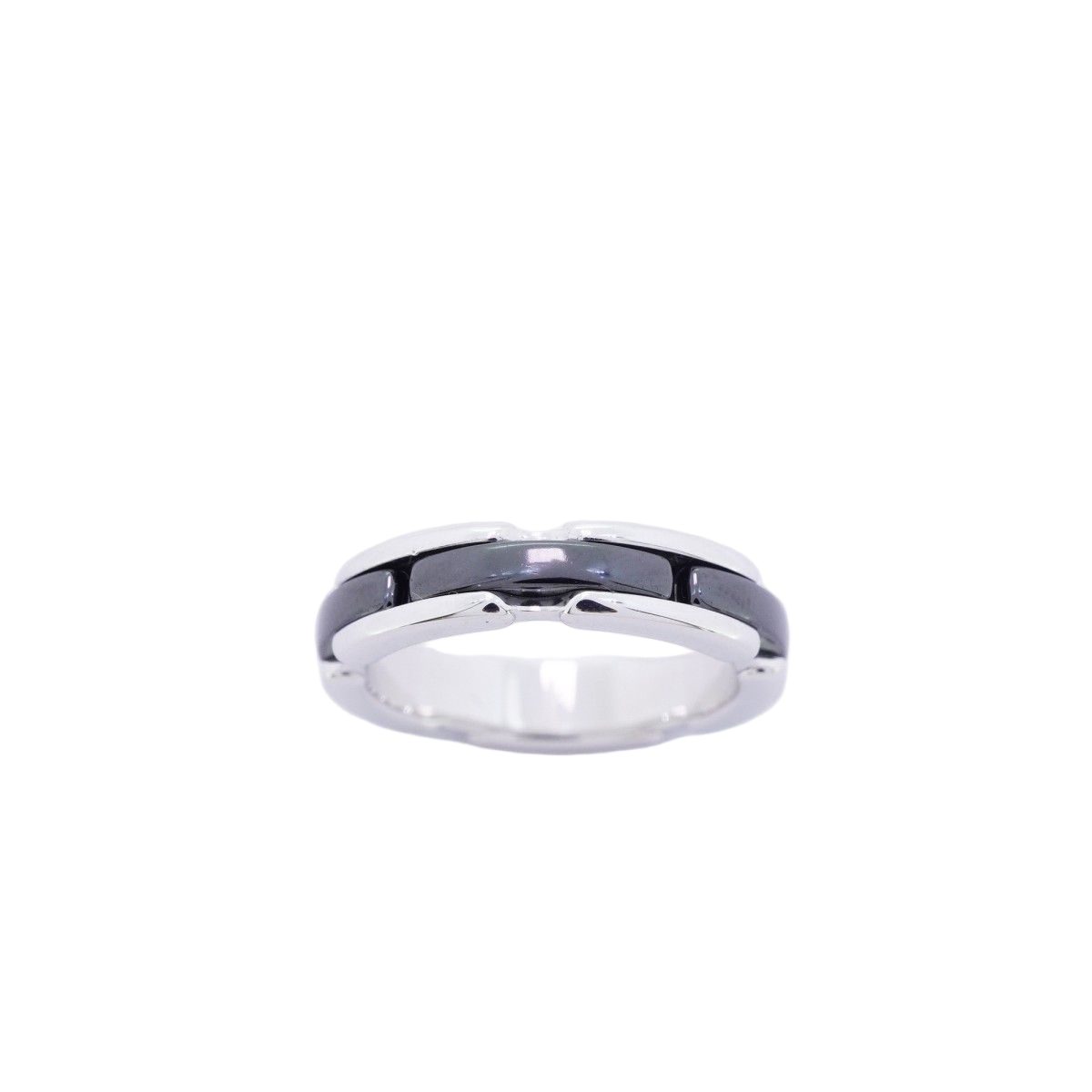 Chanel Ring Ultra Collection 18k White Gold Ceramic Black — view 2