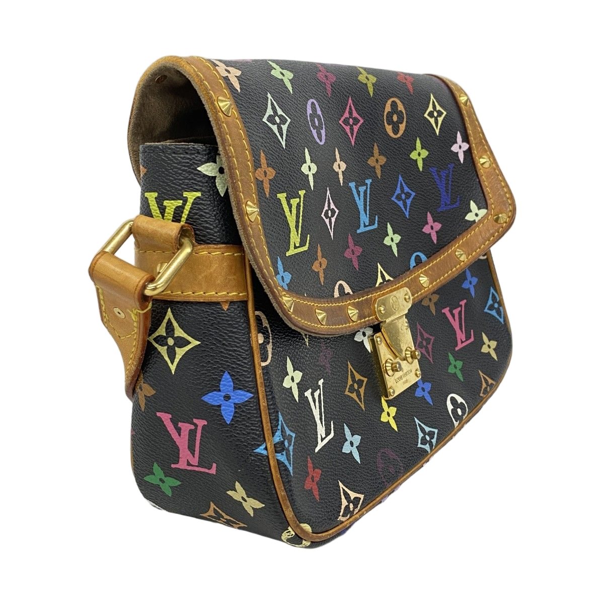 Louis Vuitton Shoulder Bag Monogram Multicolor Sologne Noir — view 2