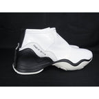Fendi Fluid Patent Leather 35 Shoes White Black — view 2
