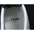 Fendi Fluid Patent Leather 35 Shoes White Black — view 7