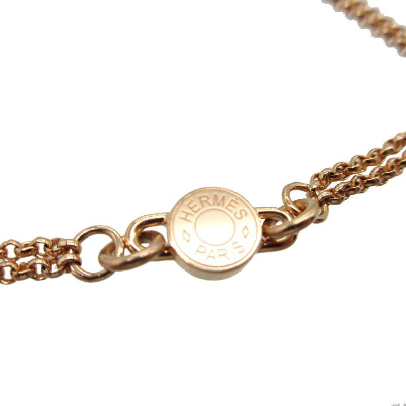 Hermes Charniere PM Necklace Vorsluft Leather Mauve Pale 1846 — view 7