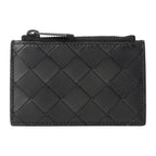 Bottega Veneta Coin Case Zipper Nero