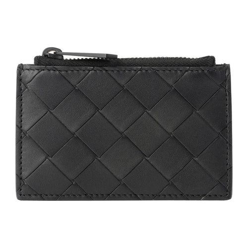 Bottega Veneta Coin Case Zipper Nero