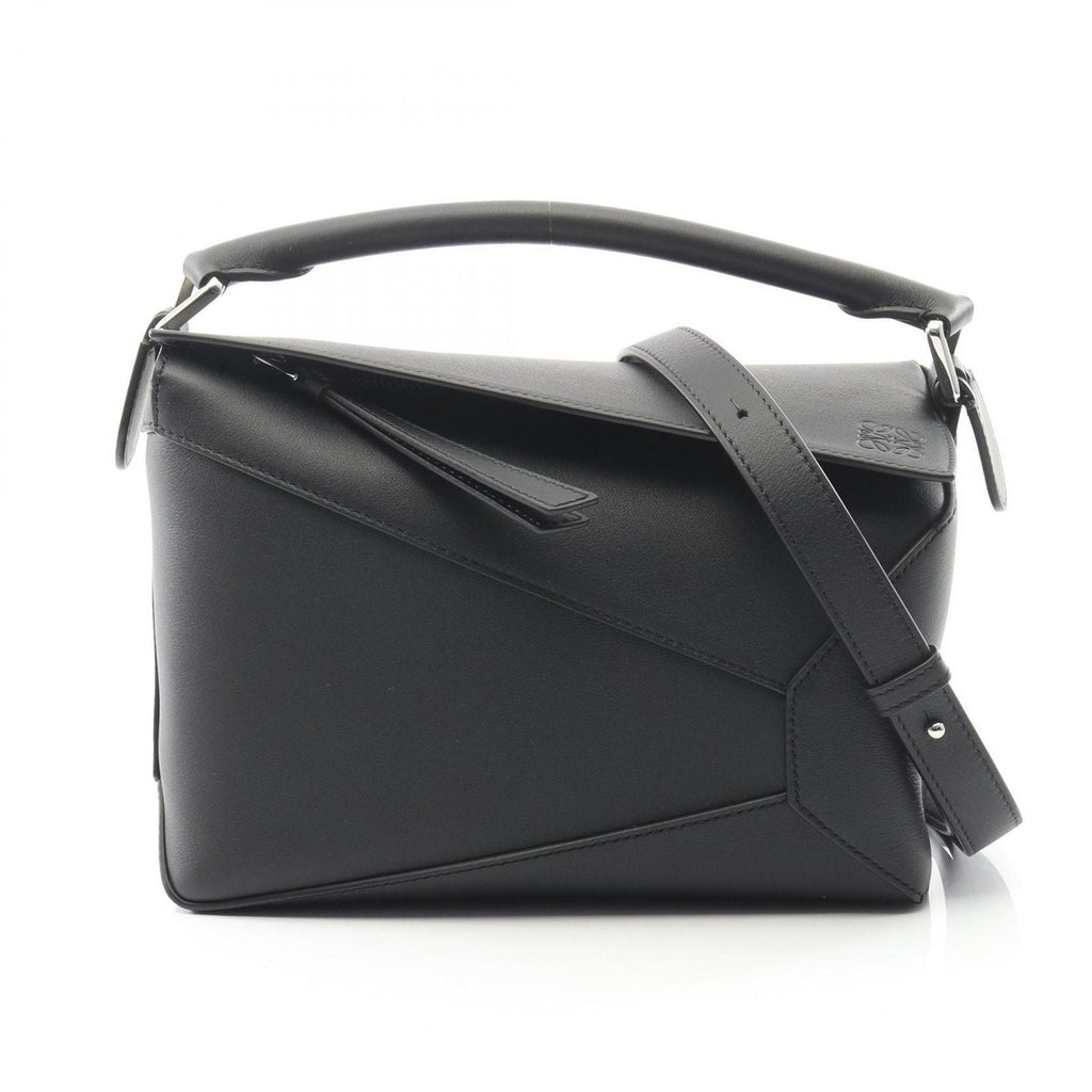 Loewe Handbag Puzzle Bag Espresso Small A510 P60 xac 1100 Black Leather