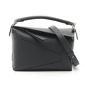 Loewe Handbag Puzzle Bag Espresso Small A510 P60 xac 1100 Black Leather