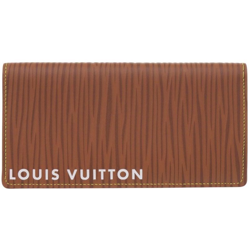 Louis Vuitton Portefeuille Blazer NM Epi Leather Brown Long Wallet