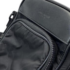 Saint Laurent Paris Shoulder Bag Mini Camera Black Nylon — view 7