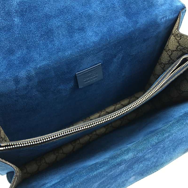 Gucci Dionysus GG Supreme Suede Embroidery Chain Shoulder Bag — view 3