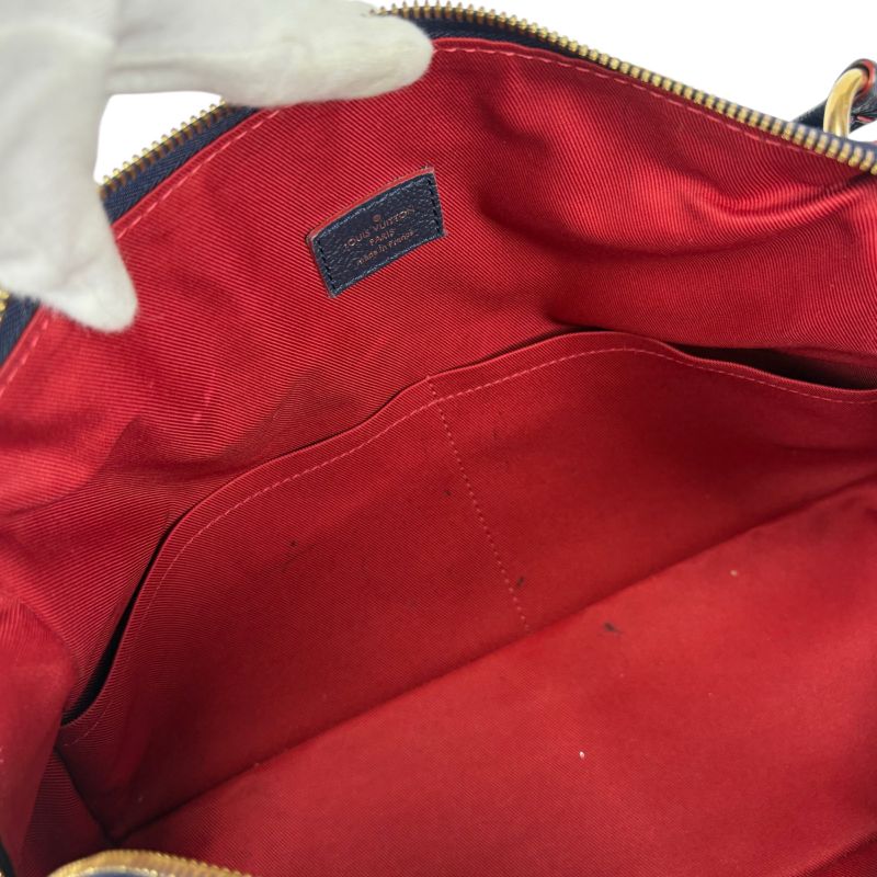 Louis Vuitton Pontje Shoulder Bag Mini Tote Empreinte Leather Embossed Navy — view 9