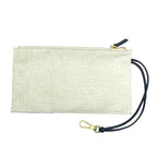 Bottega Veneta Arco Tote Handbag Intrecciato Canvas Leather White Black — view 8