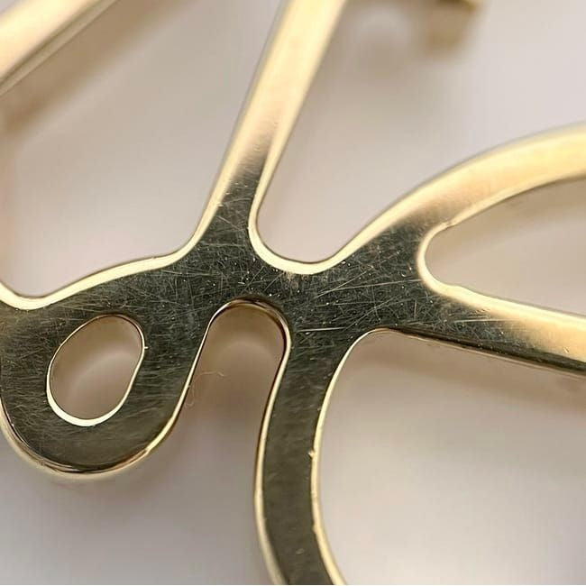 Loewe Key Ring Gold Anagram 111.29.203 Logo — view 3