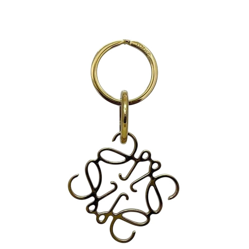 Loewe Key Ring Gold Anagram 111.29.203 Logo