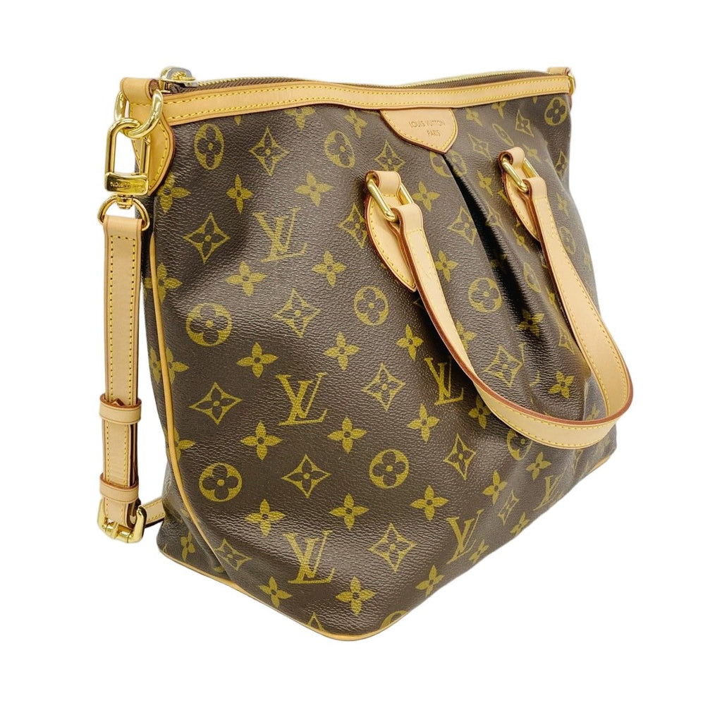 Louis Vuitton Handbag Monogram Palermo PM Brown 2-Way — view 2