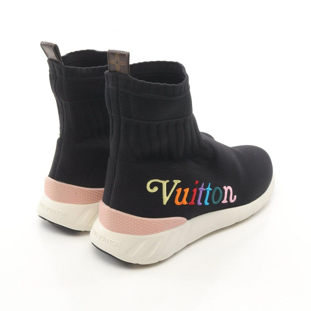 Louis Vuitton Sneakers Aftergame Line Socks Black Fabric — view 2