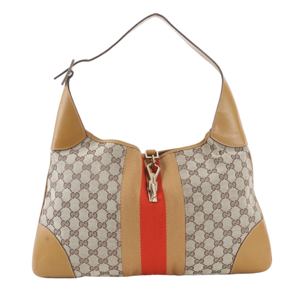 Gucci GG Canvas Leather Shoulder Bag Hand