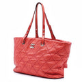 Chanel on the Road Quilted CC Logo Tote Bag