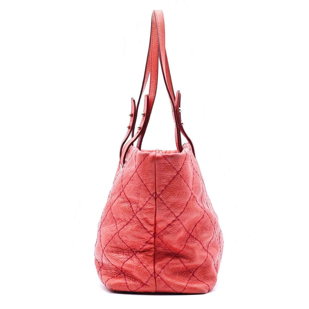 Chanel on the Road Quilted CC Logo Tote Bag — view 4