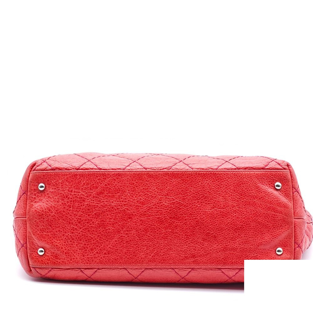 Chanel on the Road Quilted CC Logo Tote Bag — view 6