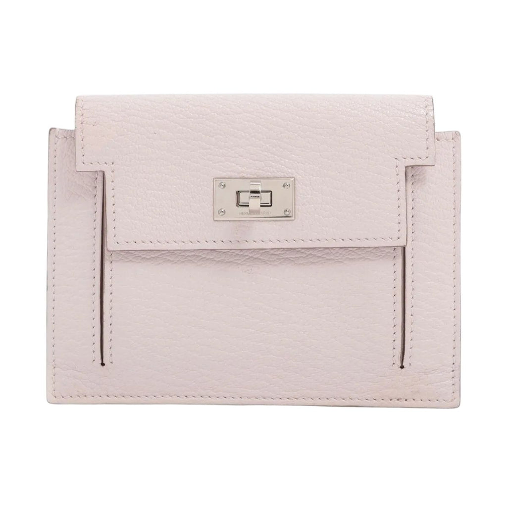 Hermes Kelly Pocket Compact Chevre Mysore Leather Wallet