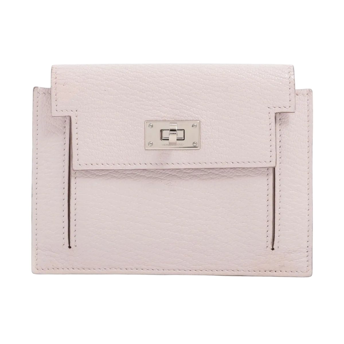 Hermes Kelly Pocket Compact Chevre Mysore Leather Wallet