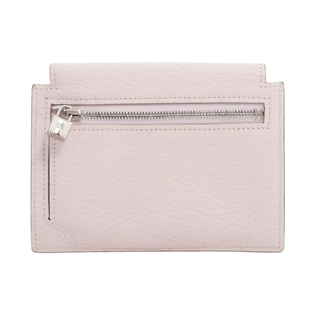 Hermes Kelly Pocket Compact Chevre Mysore Leather Wallet — view 2