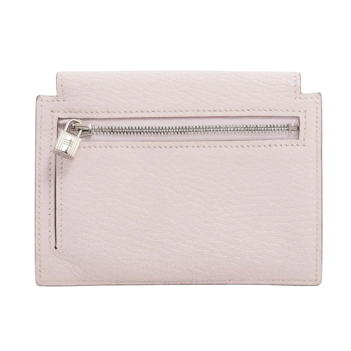 Hermes Kelly Pocket Compact Chevre Mysore Leather Wallet — view 2
