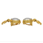 Chanel CC Logo Swing Earrings — view 3