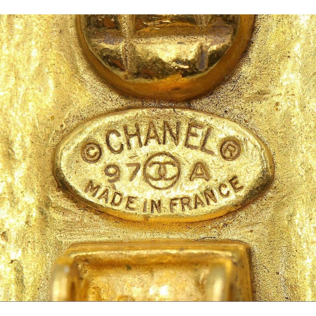 Chanel CC Logo Swing Earrings — view 5