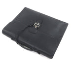 Hermes Sac a Depeches Light Chevre Matte Silver Leather — view 6