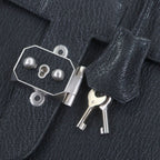 Hermes Sac a Depeches Light Chevre Matte Silver Leather — view 9