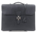Hermes Sac a Depeches Light Chevre Matte Silver Leather