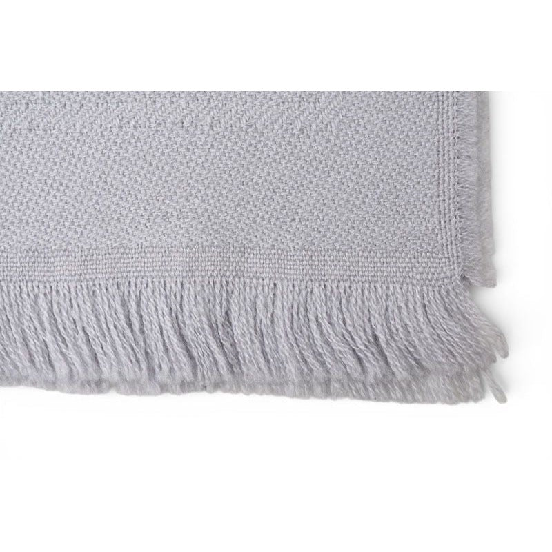 Gucci Scarf Winter 100% Wool GG Pattern Light Silver — view 2