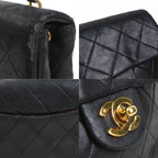 Chanel Shoulder Lambskin Black Bag — view 8