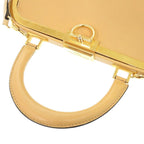 Christian Dior Vintage Leather Beige Gold Hardware Shoulder Bag 0697 — view 6