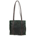 Prada Shoulder Bag Triangle Logo Nylon Khaki