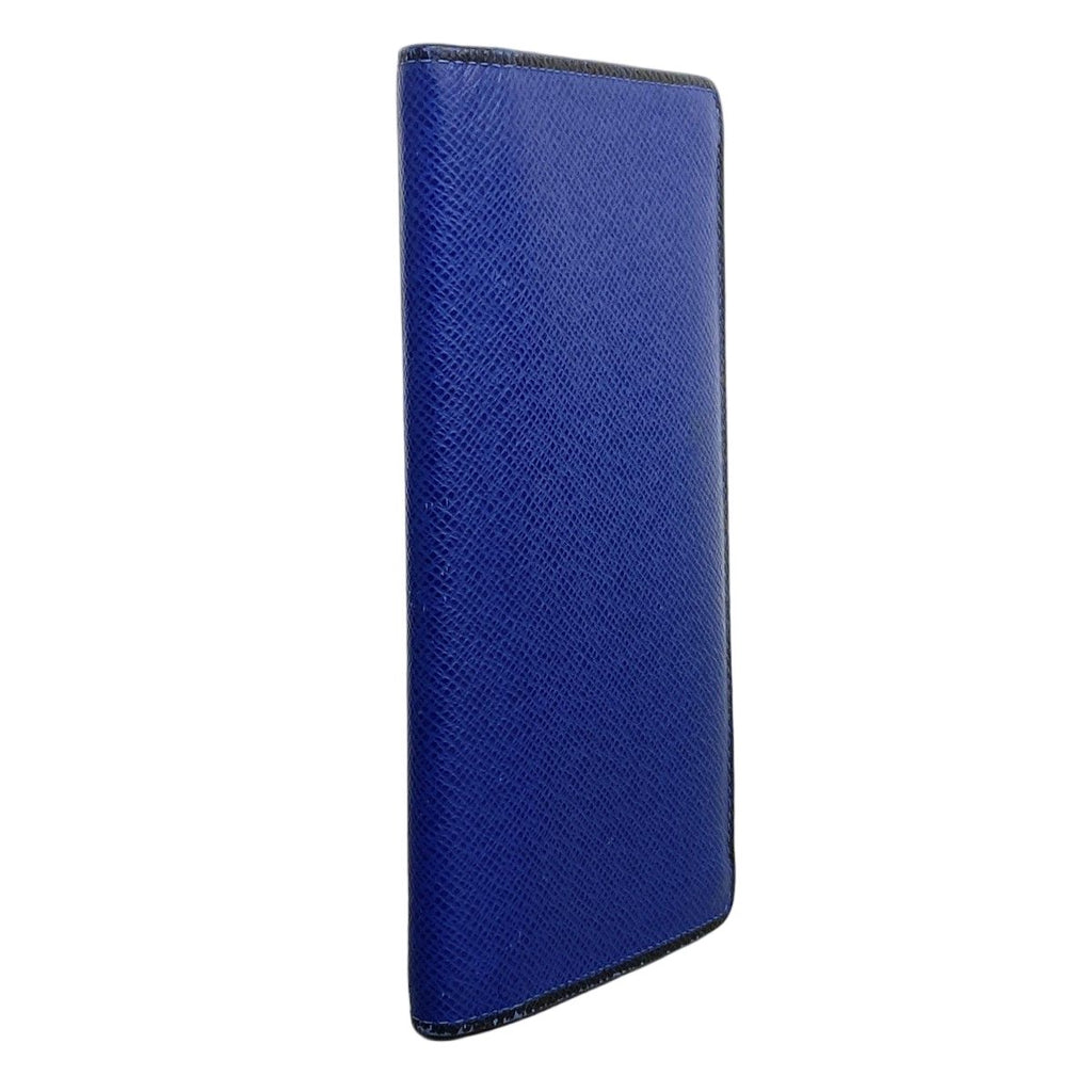 Louis Vuitton Wallet Taiga Portefeuille Brazza Cobalt — view 2
