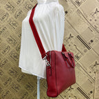 Gucci Handbag Shoulder Pc Business Leather Red Briefcase — view 3