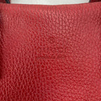 Gucci Handbag Shoulder Pc Business Leather Red Briefcase — view 9