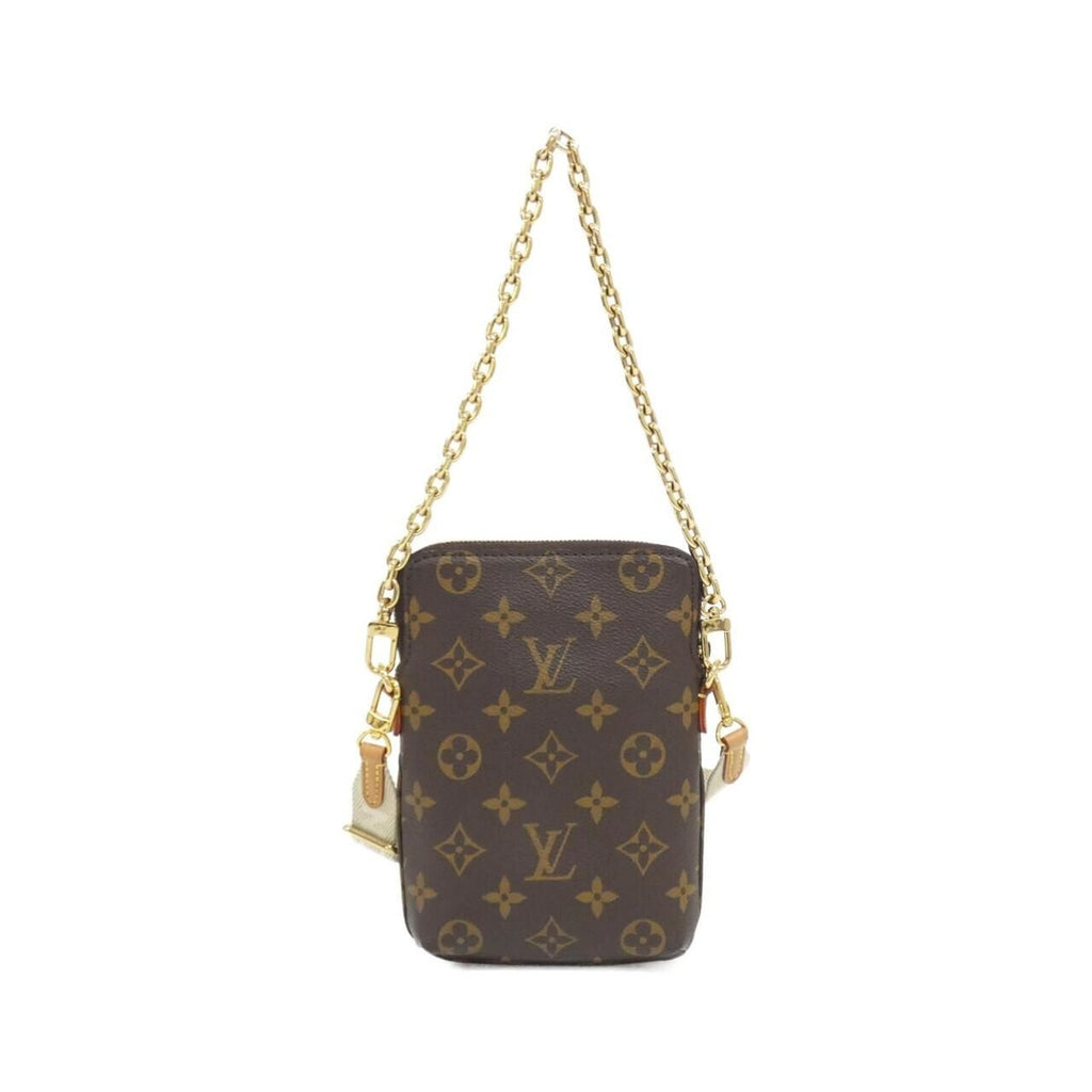 Louis Vuitton Monogram Utility Crossbody Shoulder Bag Brown Marron — view 2