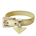 Prada 1 Ib351 Bracelet Bangle Accessories Small Triangle Logo Leather White