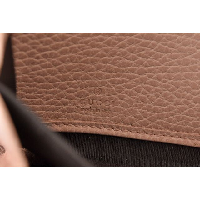 Gucci Long Wallet Petit Marmont Leather Pink Beige — view 5